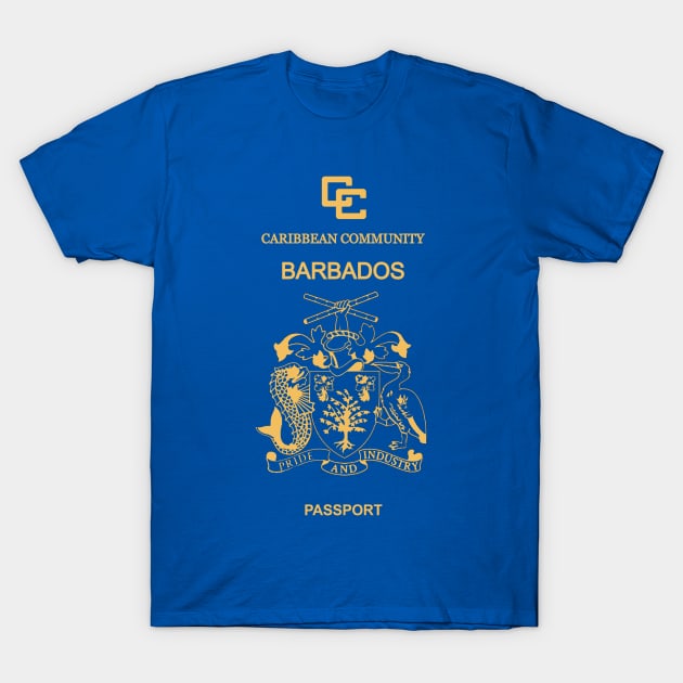 Barbados passport T-Shirt by Travellers